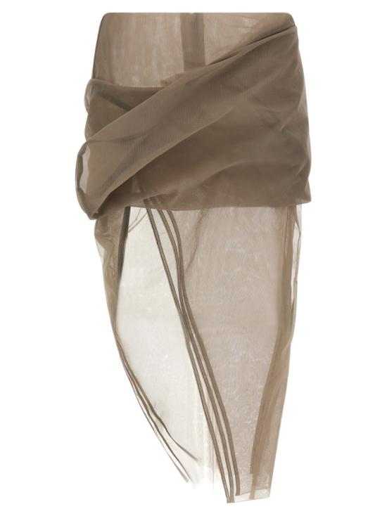 26SS 릭 오웬스 스커트 RO01F6376TU34 Brown