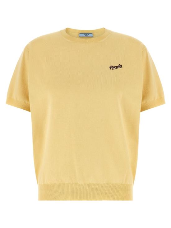 26SS 프라다 니트웨어 P24B3DSOOO19DAF05BN Yellow