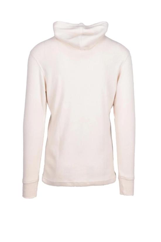  A.M.Couture 탑 화이트 울 폴리에스터 엘라스테인 비스코스 여성 후드티 - OTHER BRANDS