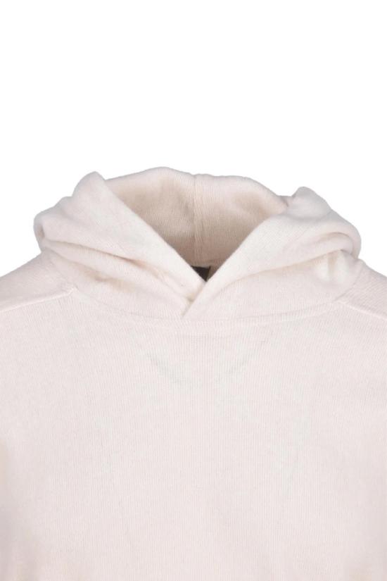 A.M.Couture 탑 화이트 울 폴리에스터 엘라스테인 비스코스 여성 후드티 - OTHER BRANDS