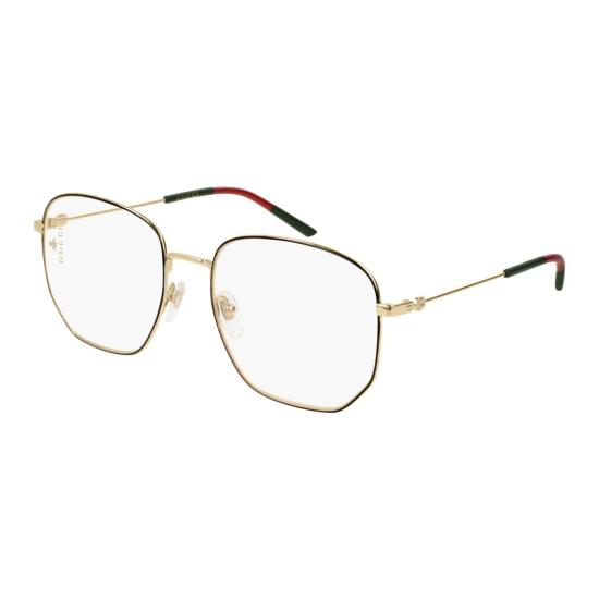 25FW 구찌 선글라스 Gg0396o 금색 금속 기하학적 안경 - GUCCI
