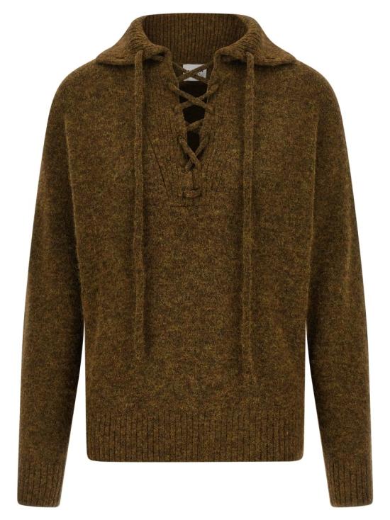 26FW 이자벨마랑에뚜왈 필리아 니트 점퍼 PU0724FAA1L68E50BZ Brown