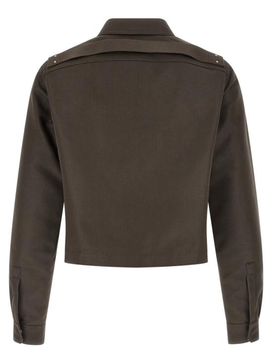 26SS 릭 오웬스 셔츠 RU01F2742CDU78 Brown - RICK OWENS