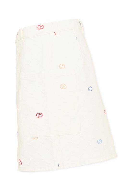 26SS [키즈] 구찌 스커트 856226 XDDFC 9066 IVORY - GUCCI