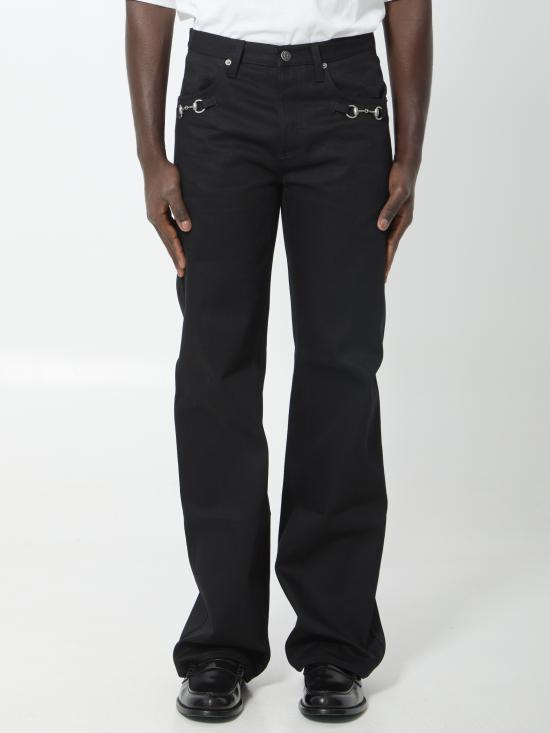 26SS 구찌 데님 팬츠 860844 BLACK