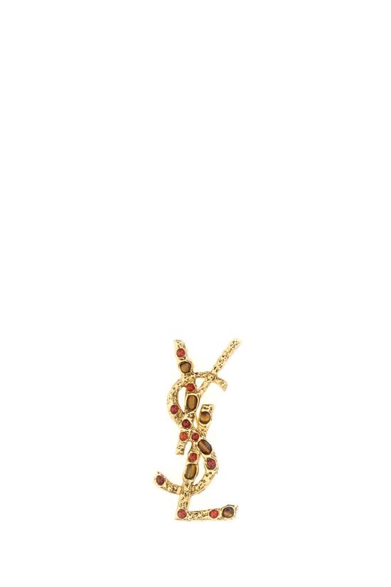 26SS 생로랑 브로치 833952YOTPS 7778 Gold