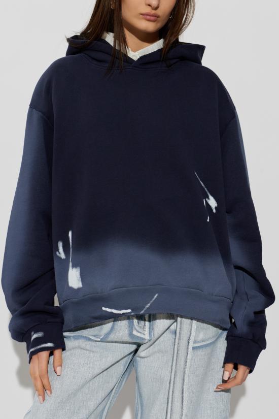 26SS 아크네 스튜디오 후드 티셔츠 CI0222 885 BLU DOM - ACNE STUDIOS