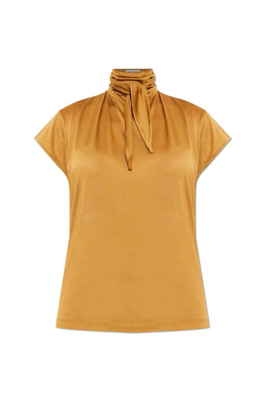 26SS 르메르 반팔 풀라드 탑 TS0020 LJ1049 426 CINNAMON BROWN DOM