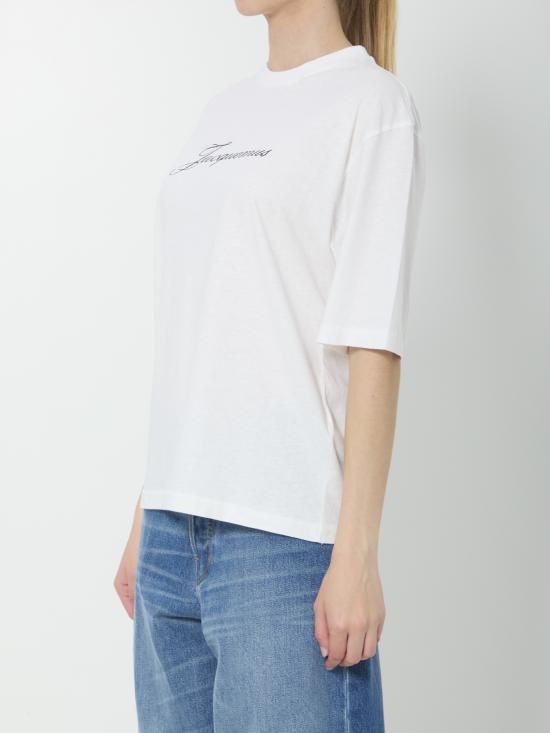 26SS 자크뮈스 반팔 티셔츠 ETSW00596A WHITE - JACQUEMUS