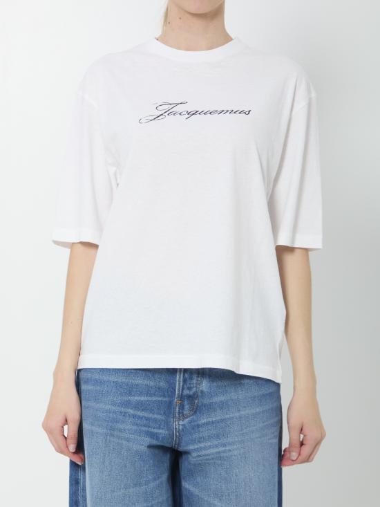 26SS 자크뮈스 반팔 티셔츠 ETSW00596A WHITE