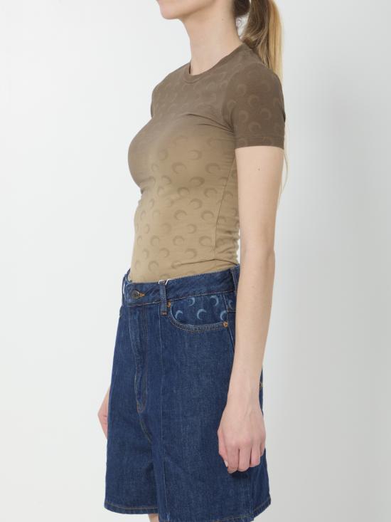 26SS 마린세르 반팔 티셔츠 WTT012AC BROWN - MARINE SERRE
