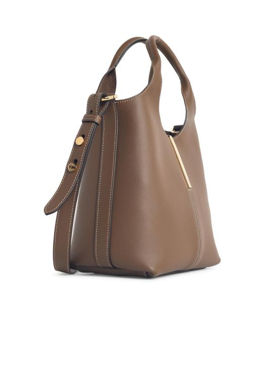 26SS 토즈 레더 미니 토트 쇼핑백 XBWEBRF0100UBLS818 Brown - TODS