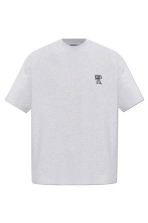 26SS 아크네 스튜디오 반팔 티셔츠 CL0457 92H PALE GREY MELANGE DOM