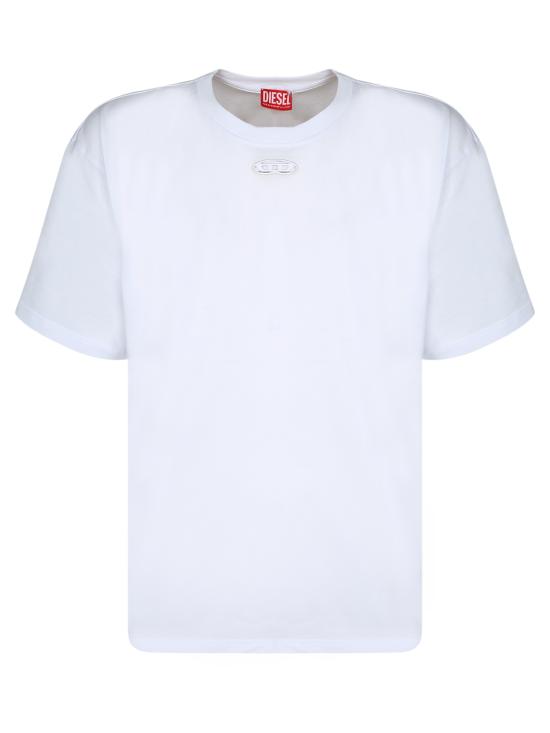 26SS 디젤 t-boxt-dco 반팔 티셔츠 A20049 0NIAX 100 White