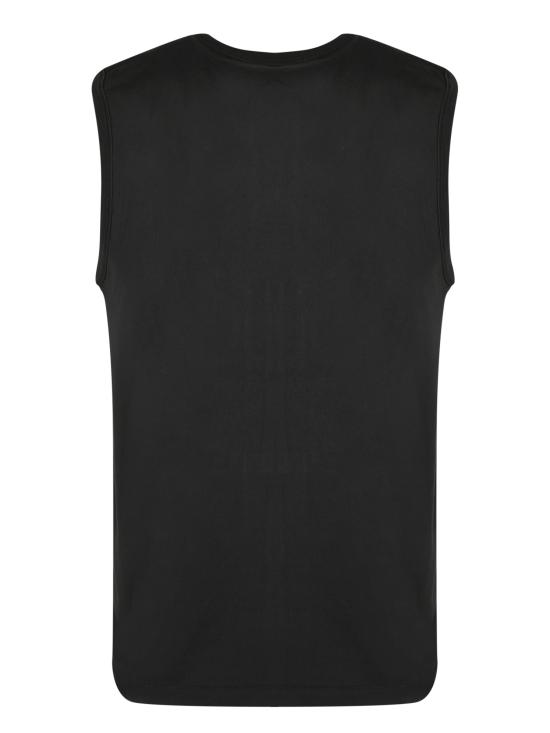 26SS 디젤 심리스 메탈릭 Oval D 코튼 탑 A21743 0JMBB 900 Black - DIESEL