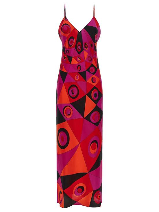 26SS 에밀리오푸치 미디 원피스 6HRI256H723 050 PINK PURPLE