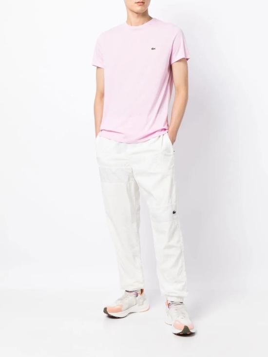 26SS 라코스테 피마 코튼 저지 크루넥 티셔츠 TH6709 Z4H PINK PURPLE - LACOSTE