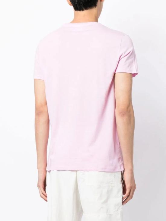26SS 라코스테 피마 코튼 저지 크루넥 티셔츠 TH6709 Z4H PINK PURPLE - LACOSTE