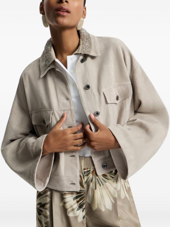 26SS 브루넬로 쿠치넬리 자켓 MPCAI7675C8823 BEIGE - BRUNELLO CUCINELLI