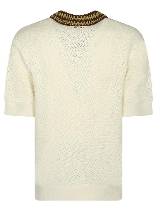 26SS 드롤드무슈 탑 KPO206 CO292 OW White - DROLE DE MONSIEUR