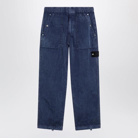 26SS 스톤 아일랜드 스트레이트 팬츠 S143100001S0J19V0021 blue