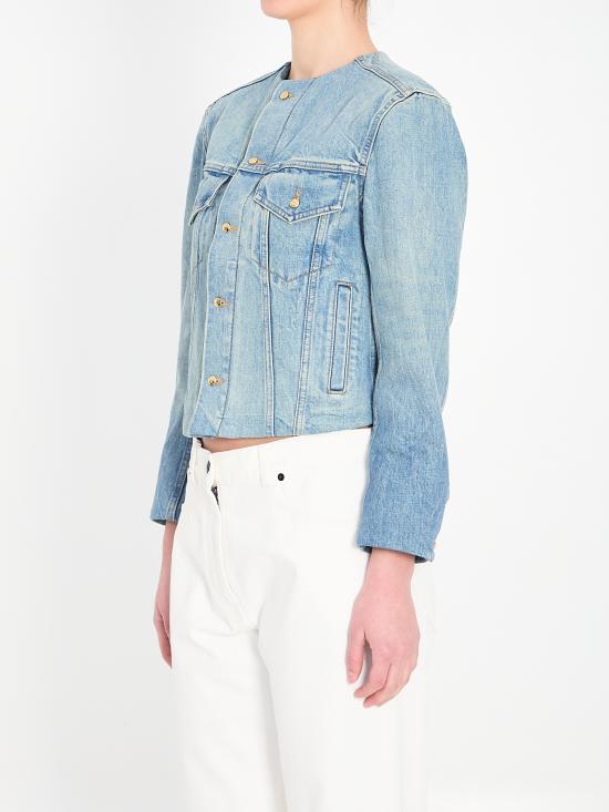 26SS 셀린느 데님 재킷 RV0ZV789DGDN7 Denim - CELINE