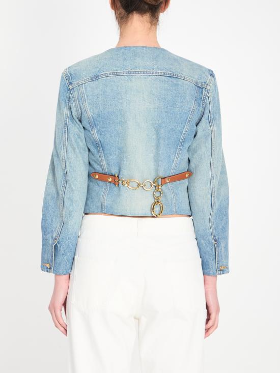 26SS 셀린느 데님 재킷 RV0ZV789DGDN7 Denim - CELINE