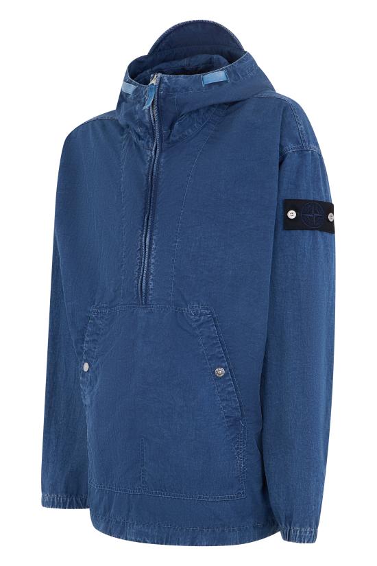 26SS 스톤 아일랜드 할로우 파이버 나일론 인디고 TC 마르모 코로즌 후드 아노락 S144100005S0J19V0021 blue - STONE ISLAND