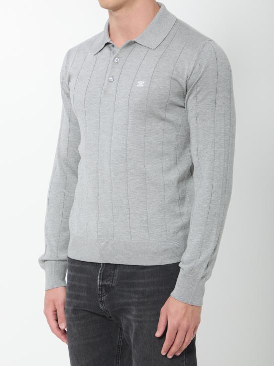 26SS 셀린느 폴로 티셔츠 RX0JZ3B5908ZZ heather grey - CELINE
