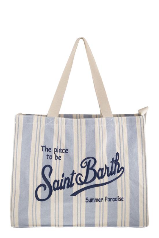 26SS 세인트바쓰 숄더백 EBAGN003 07806L WHITE LIGHT BLUE