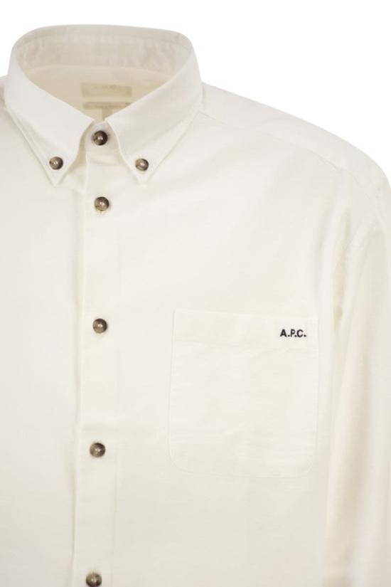 26SS 아페쎄 긴팔 셔츠 COHOEH12599 AAC WHITE - A.P.C.