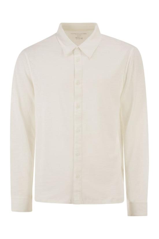 26SS 마제스틱필라쳐 긴팔 셔츠 S26M011HCH063 001 WHITE