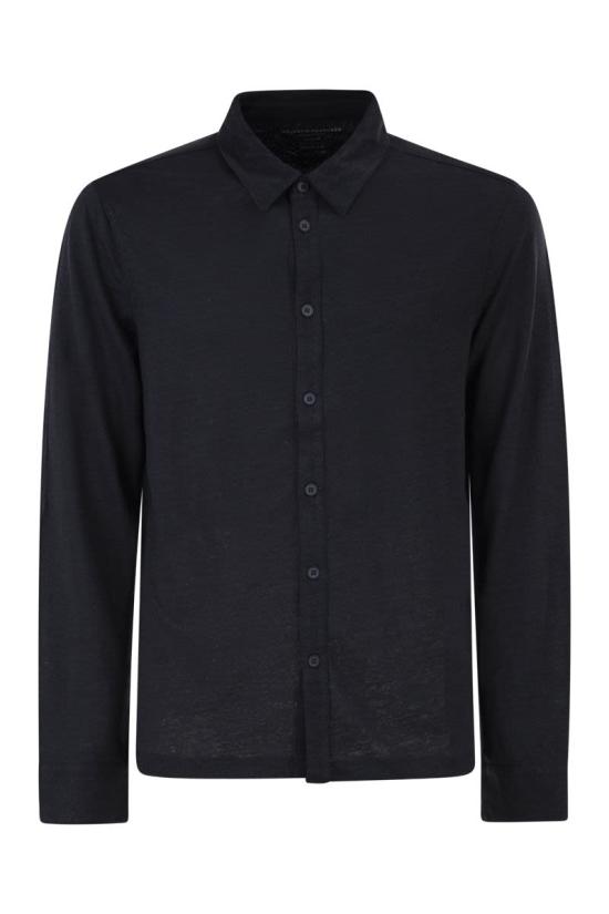 26SS 마제스틱필라쳐 긴팔 셔츠 S26M011HCH063 003 NIGHT BLUE