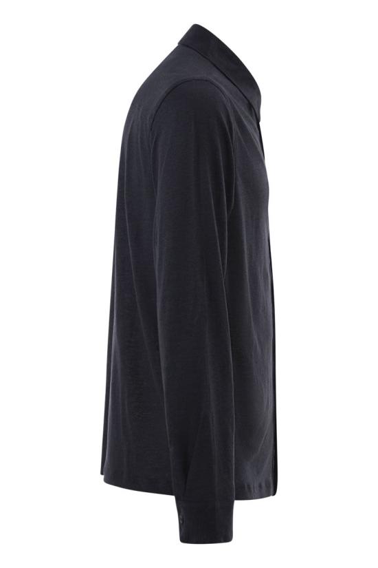 26SS 마제스틱필라쳐 긴팔 셔츠 S26M011HCH063 003 NIGHT BLUE - MAJESTIC FILATURES