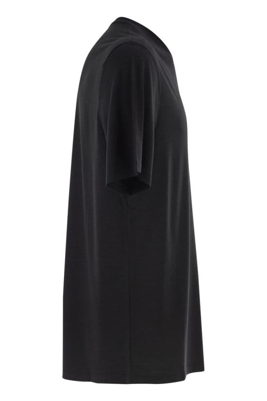 26SS 마제스틱필라쳐 반팔 티셔츠 S26M296HTS022 002 BLACK - MAJESTIC FILATURES