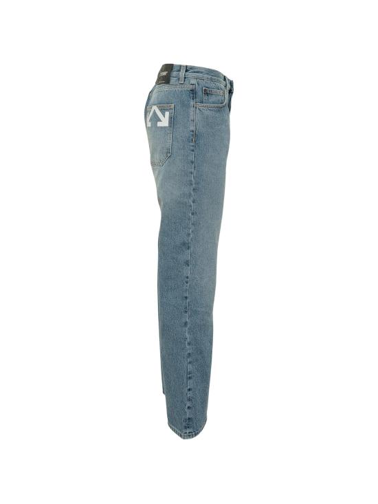 26SS 오프화이트 스트레이트 팬츠 OMYA18JS26DEN002 4000 LT MEDIUM - OFF WHITE