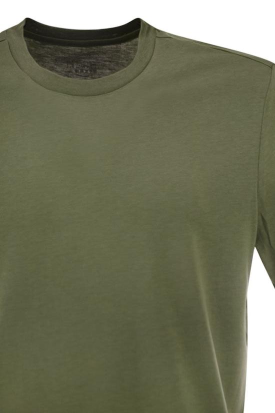 26SS 마제스틱필라쳐 반팔 티셔츠 S26M296HTS022 1080 OLIVE - MAJESTIC FILATURES