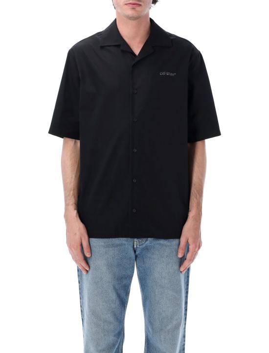 26SS 오프화이트 긴팔 셔츠 OMGG01FS26FAB003 0001 BLACK