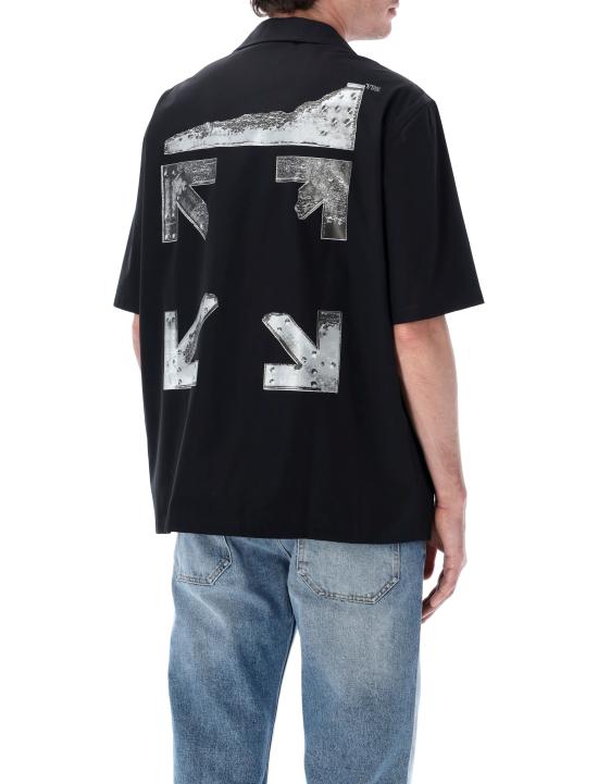 26SS 오프화이트 긴팔 셔츠 OMGG01FS26FAB003 0001 BLACK - OFF WHITE