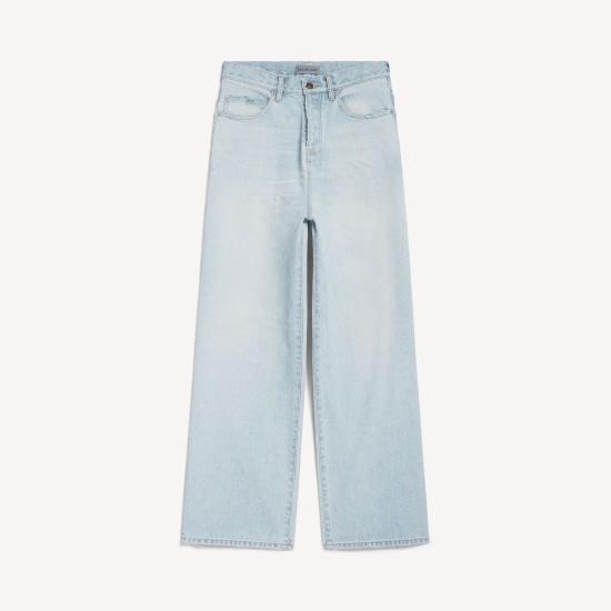 26SS 발렌시아가 스트레이트 팬츠 868319TDW14 4200 LIGHT BLUE