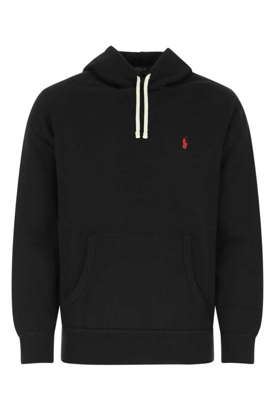 26FW 폴로 랄프로렌 포니로고 자수 후드 티셔츠 710766778 008 BLACK