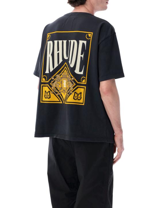 26SS 루드 반팔 티셔츠 RHSS26TT02012 6185 VINTAGE BLACK - RHUDE