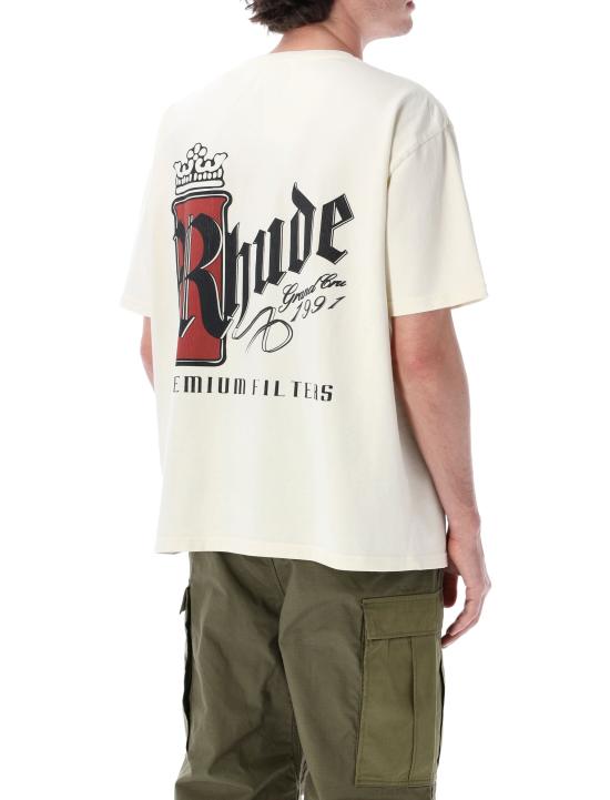 26SS 루드 반팔 티셔츠 RHSS26TT07012 3160 VINTAGE WHITE - RHUDE