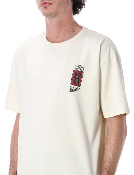 26SS 루드 반팔 티셔츠 RHSS26TT07012 3160 VINTAGE WHITE - RHUDE