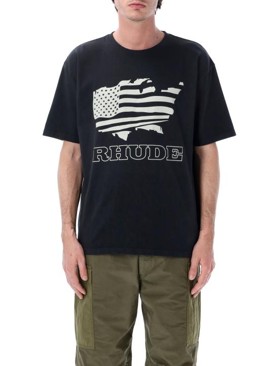 26SS 루드 반팔 티셔츠 RHSS26TT08012 3158 VINTAGE BLACK