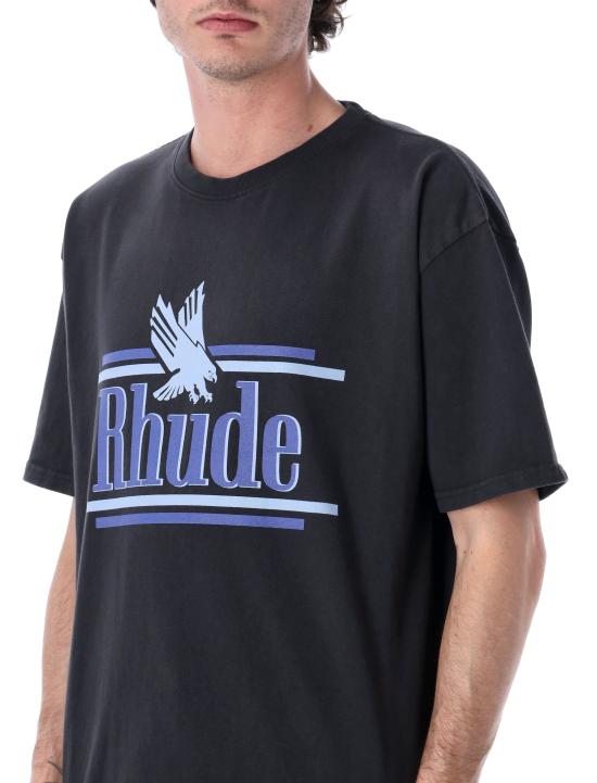 26SS 루드 반팔 티셔츠 RHSS26TT01012 6183 VINTAGE BLACK - RHUDE