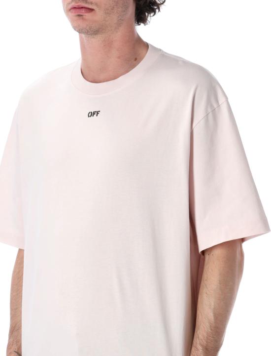 26SS 오프화이트 반팔 티셔츠 OMAA120S26JER00R 6080 MAUVE - OFF WHITE