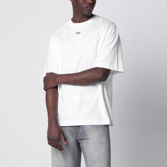 26SS 오프화이트 반팔 티셔츠 OMAA120S26JER004 1000 WHITE