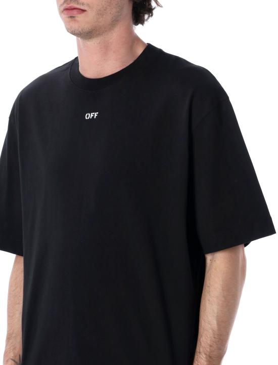 26SS 오프화이트 반팔 티셔츠 OMAA120S26JER004 0001 BLACK - OFF WHITE