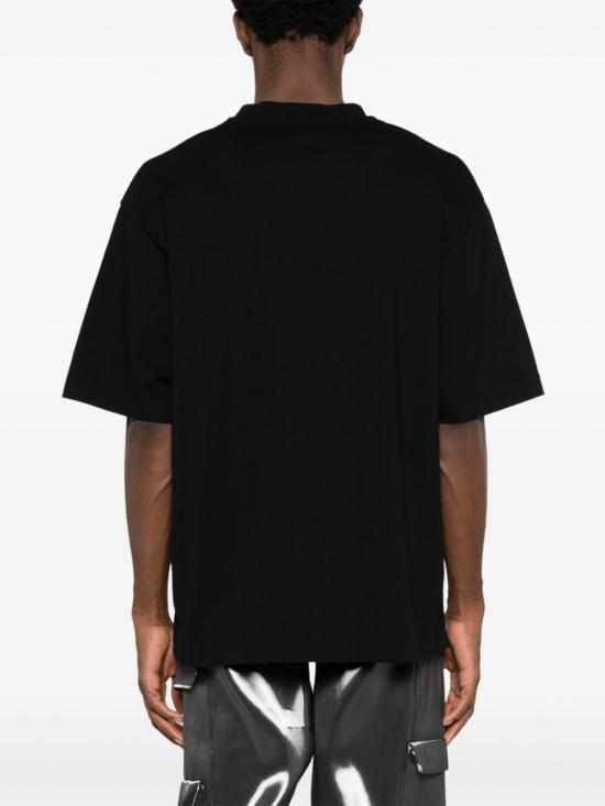 26SS 오프화이트 반팔 티셔츠 OMAA120C99JER008 1001 BLACK - OFF WHITE